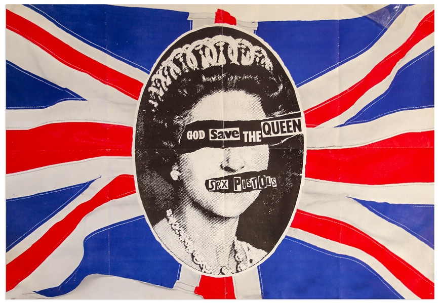 Collection of 60+ Rock Posters From the Late 1970s, Including the Sex Pistols' ''God Save the Queen'' and ''Holidays in the Sun''